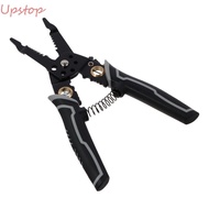 UPSTOP Crimping Tool, Black 9-in-1 Wire Stripper, Multifunctional High Carbon Steel Cable Tools Electricians
