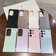 Macaron Color Frameless Pc Phone Case for Samaung Galaxy S25 S24 S23 S22Ultra Shockproo Casing Slim 