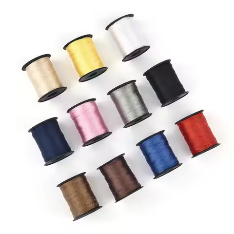 150 Meters/Roll 0.25mm Nylon Waxed Line Leather Craft Sewing Wax Thread Cord Round Leather Sewing Wa