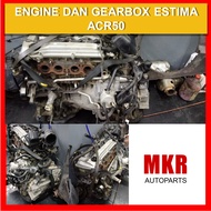 Engine, Gearbox, Alternator, Compressor AC dan Starter Estima ACR 50