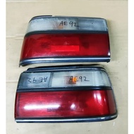 Toyota ae92 taillamp corolla ae92 lampu belakang toyota corolla ae92 rear light toyota ae92 tail lig