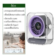 BOMIDI พัดลมตั้งโต๊ะ DF03 3000mAhทํางานเงียบตั้งค่าความเร็ว 6 พร้อมจอแสดงผลLED90° ปรับมุมใช้ได้8ชม