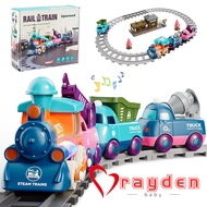 Train Set for Toddlers Magnetic Train Toys for Toddlers 3+ Electric Train Set with Train Tracks Acce