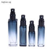 [bigtoe] Gradient Blue Perfume Bottle 5ml 9ml 20ml Perfume  Bottle Empty Glass Atomizer Travel Cosme
