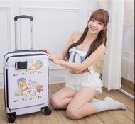 台灣7-11 Rilakkuma 鬆弛熊 / 拉拉熊 行李箱 / 行李安全束帶