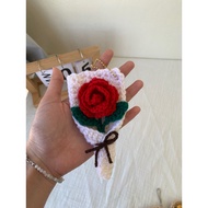 ️Crochet Flower Crochet Keychain