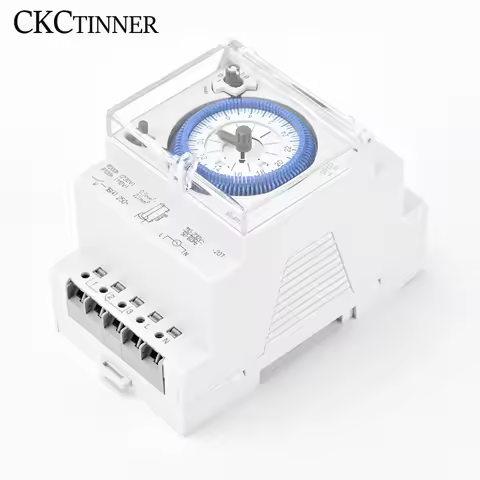 SUL181D AC220V Din Rail Mechanical Timer Relay Electrical Programmable 24 Hour Time Switch 15 Minute