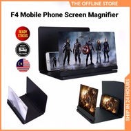 F4 Mobile Phone 9D Enlarged Screen Magnifier Amplifier Stand 10inch Phone Screen Amplifier