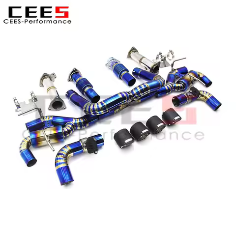 CEES Stingray Z51 Catback Exhaust for Chevrolet Corvette C8 2019-2023 Downpipe Valvetronic Muffler C