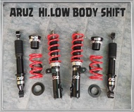 D2 Adjustable High Low Body Shift Absorber Spring Set - Perodua Aruz - READY STOCK