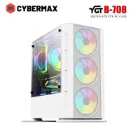 YGT B-708 White Pc Case Gaming Case With Tempered Glass ITX/Micro ATX Desktop Computer Case