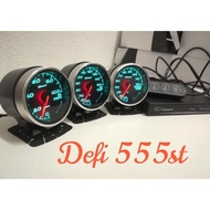 Defi Advance 555st NEW 248st Model 🇹🇭 with ZD display Thailand 3 / 6 Meter with Controller ZD RGB