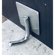 Heavy Duty Stainless Steel Grade SUS304  J Hook with 3M Sticker