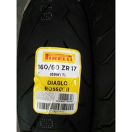 PIRELLI DIABLO ROSSO II 160/60ZR17 TUBELESS TYRE(1921)