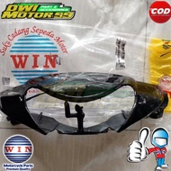 WIN MIO NEW SMILE 28D BLACK GLOSSY 2008-2012 WIN HEADLIGHT COVER