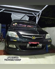 Lips bumper lips bemper universal tinggi 10cm bentuk L Civic corolla avanza bmw wonder genio estilo