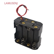 LAMUSENJ Battery Holder Box Outdoor Tool Both Sides 12 Volt 12V 8 AA Batteries Storage Box Plastic B