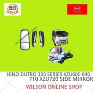 Taiwan Hino 300 Series Dutro XZU600 640 710 XZU720 Side Mirror Cermin Sisi