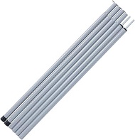 MOON LENCE TPOLES001 Tent Pole, Tarp Pole, Steel, Set of 2, 3-Section Connection, Diameter 0.6 inche