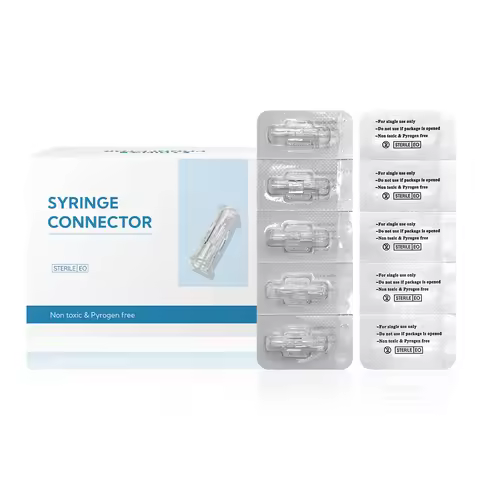 Individual Package PP Sterile Syringe Connector 20/50/100/500/1000 Pcs Female Luer Lock Disposable