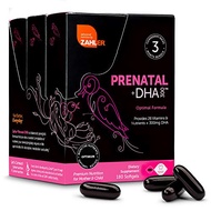 Zahler Prenatal Vitamin with DHA & Folate - DHA Supplements & Prenatal Multivitamin for Mother and C