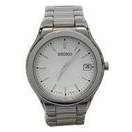 SEIKO mens watches quartz wrist watch analogues stainless SLV 7N42-0BPO Direct from Japan Secondhand