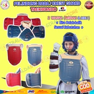 Body Bodi Protector Protection Protektor Hugo Hogu Chest Guard Pelindung Badan Dada Perut Taekwondo