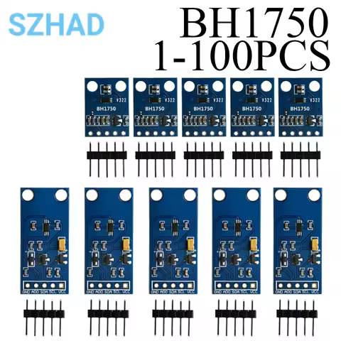 1-100PCS GY-30 GY-302 BH1750FVI BH1750 The digital optical intensity illumination sensor BH1750FVI
