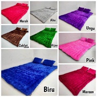 REALPICT Kasur Gender Bulu Rasfur 200x160 / 200x200 ( UKURAN BAHAN) Bonus 2 Bantal Gratis Empuk dan