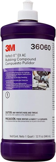 3M™ Perfect-It™ EX Rubbing Compound 1 Quart 36060