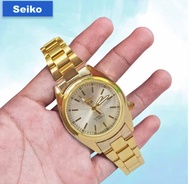 Seiko 5 ALL GOLD Automatic Dial Stainless Steel Watch for Men and Women