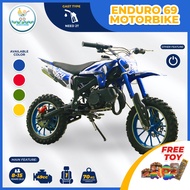 Baby Fourth Couture Enduro #69 Gasoline Powered Mini Dirt Bike 49cc