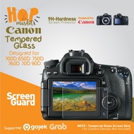 👍 Tempered Glass for Canon 60D 70D 77D 80D 90D 600D 650D 700D
