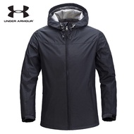 Under Armour_ผู้ชาย Windproof และกันน้ำชุดว่ายปีนเขา Breathability ดีเสื้อแจ็คเก็ตสำหรับกิจกรรมกลางแจ้งฟรี KF94