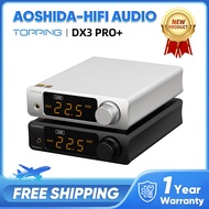 TOPPING DX3 PRO+ Hi-res DAC Headphone Amplifier ES9038Q2M DAC Bluetooth 5.0 LDAC USB Headphone Amp D