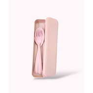 Spoon And Fork Set And Chopsticks Portable Size With Lid Box 20x5x2.5 To Use Easy Carry Compact. Rug