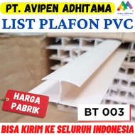 List Sambung &amp; Tutup Plafon PVC Golden Terbaik