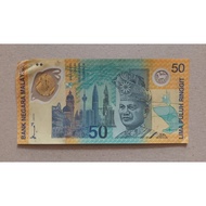 Malaysia RM50 Siri 8 Commemorative Polymer Banknote Sukom For Collection Only