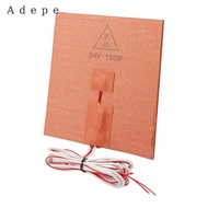 [Adepe] Silicone Heater Pad 24V/150W for 3D Printer Hot Bed DIY Parts 150x150mm 3D Printer Tools Hea