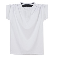 VSheng เสื้อยืดขนาดใหญ่ม. ถึง6XL เสื้อโปโลแขนสั้นขนาดใหญ่สำหรับผู้ชายคอกลมยืดเสื้อโปโลขนาดพิเศษ