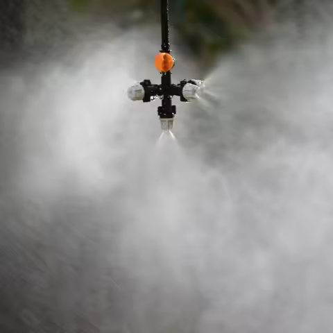 Hanging anti drip misting nozzle cross Atomizing nozzle fog WATER SPRAY To greenhouse Drip irrigatio