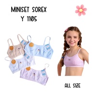 (6 Pcs) Teen SOREX Miniset 1105 Colors | Teen Teen Underwear | Children's bra | Miniset for Teenager