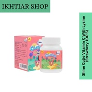 SHINE CUTIE VITAMIN C WITH LYSINE CHEWABLE TAB (PERISA STRAWBERY) 100'S