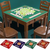 Mahjong Mat Thicken Mute 3D Effect Strong Water Absorption Exquisite Embroidery Non-slip Square Mahjong Cloth Poker Table Pad Home Use