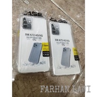 Softcase Samsung A72 4G Samsung a72 5G Silicone Casing Case Clear Transparent Protective Pro Camera