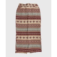 Brown ethnic skirt