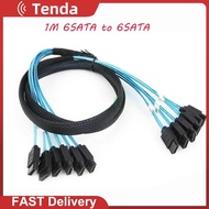 Splitter Cable Computer Accessories SATA III SAS CableFemale Data Cable for Server SATA 7 Pin Female
