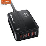 LDNIO A4808Q 65W Quick Charge Desktop Charger / A6802 8A AUTO-ID 6 USB PORT WITH FREE EXTERNAL BATTE