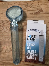 Pure Rain 韓國人氣除氯過濾花灑 + 1盒 filter
