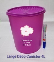 Tupperware Deco Canister 4L / 10.7L (1)